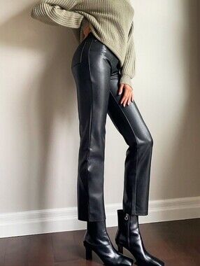 NWT $148 Aritzia Wilfred The Melina High Rise Straight Leg